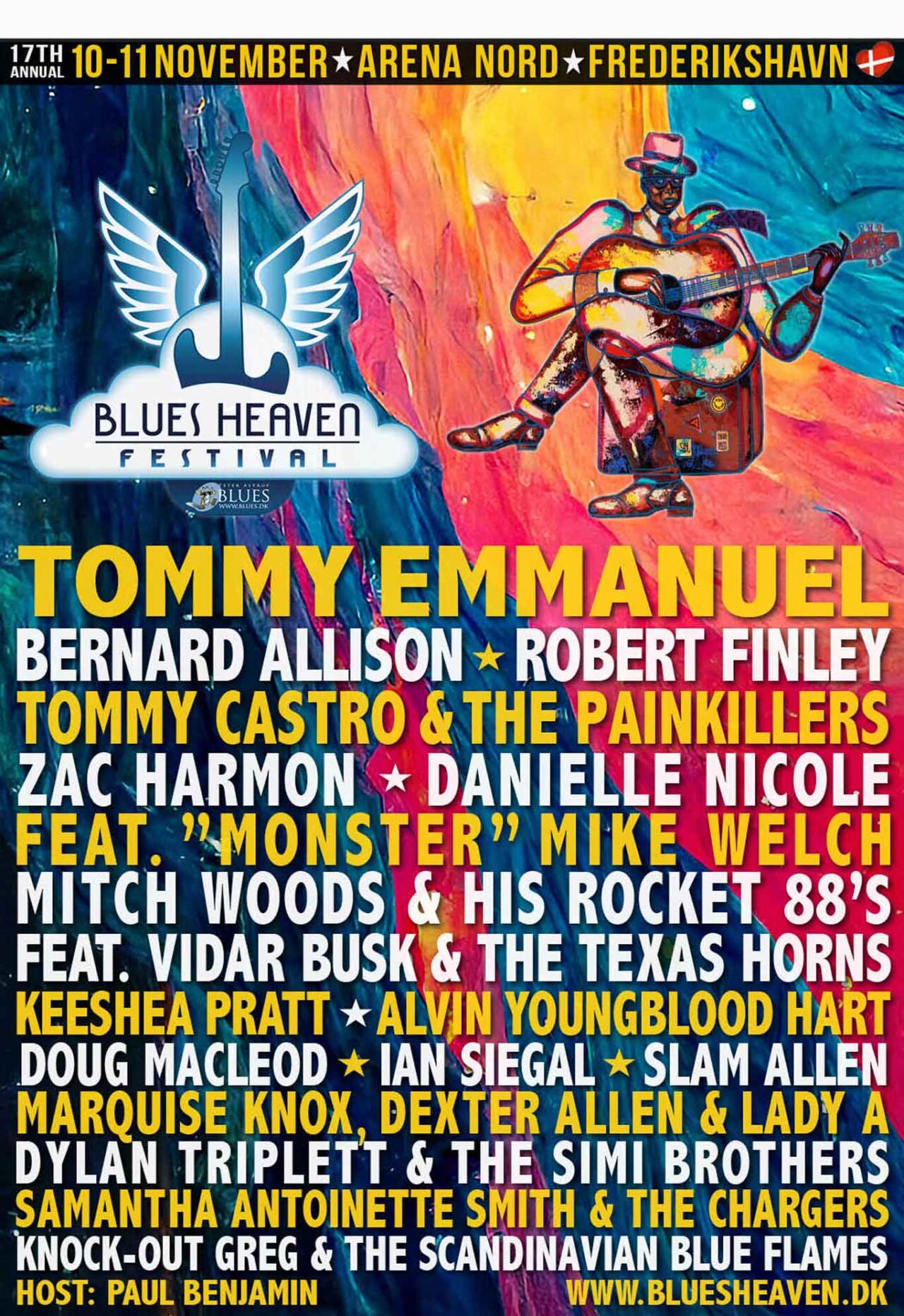 Blues Heaven 8 & 9. November, 2024 in Arena Nord, Frederikshavn, DK