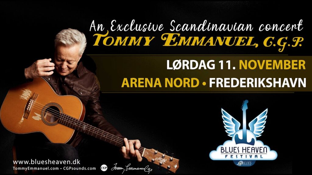 I forbindelse med Tommy Emmanuel’s besøg findes en kort præsentations video i 3 versioner: