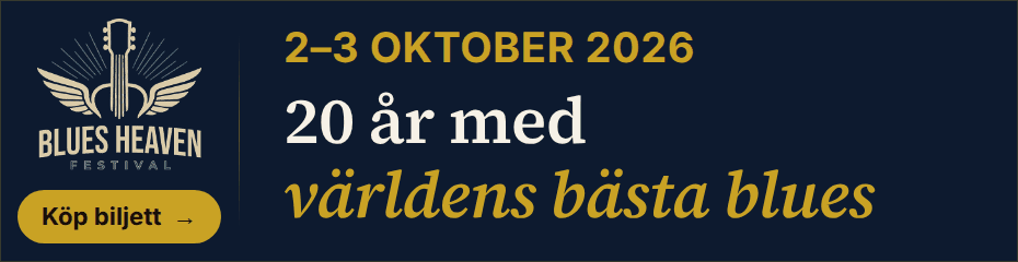Blues Heaven Festival web-banner - Svensk