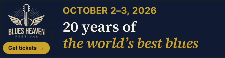 Blues Heaven Festival web-banner - Engelsk