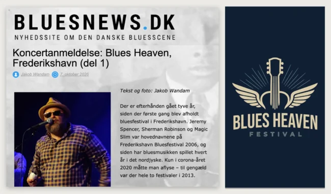 Festival anmeldelse – Danske BluesNews (del 1)