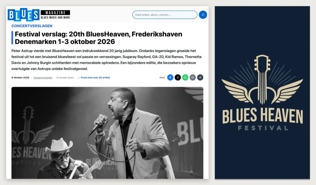 Festival anmeldelse – Hollandske Bluesmagazine.nl