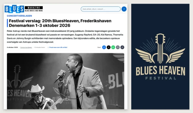 Festival anmeldelse – Hollandske Bluesmagazine.nl